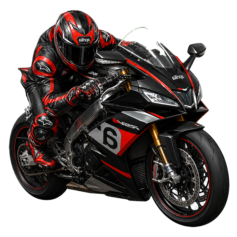 Moto sport czarny 5
